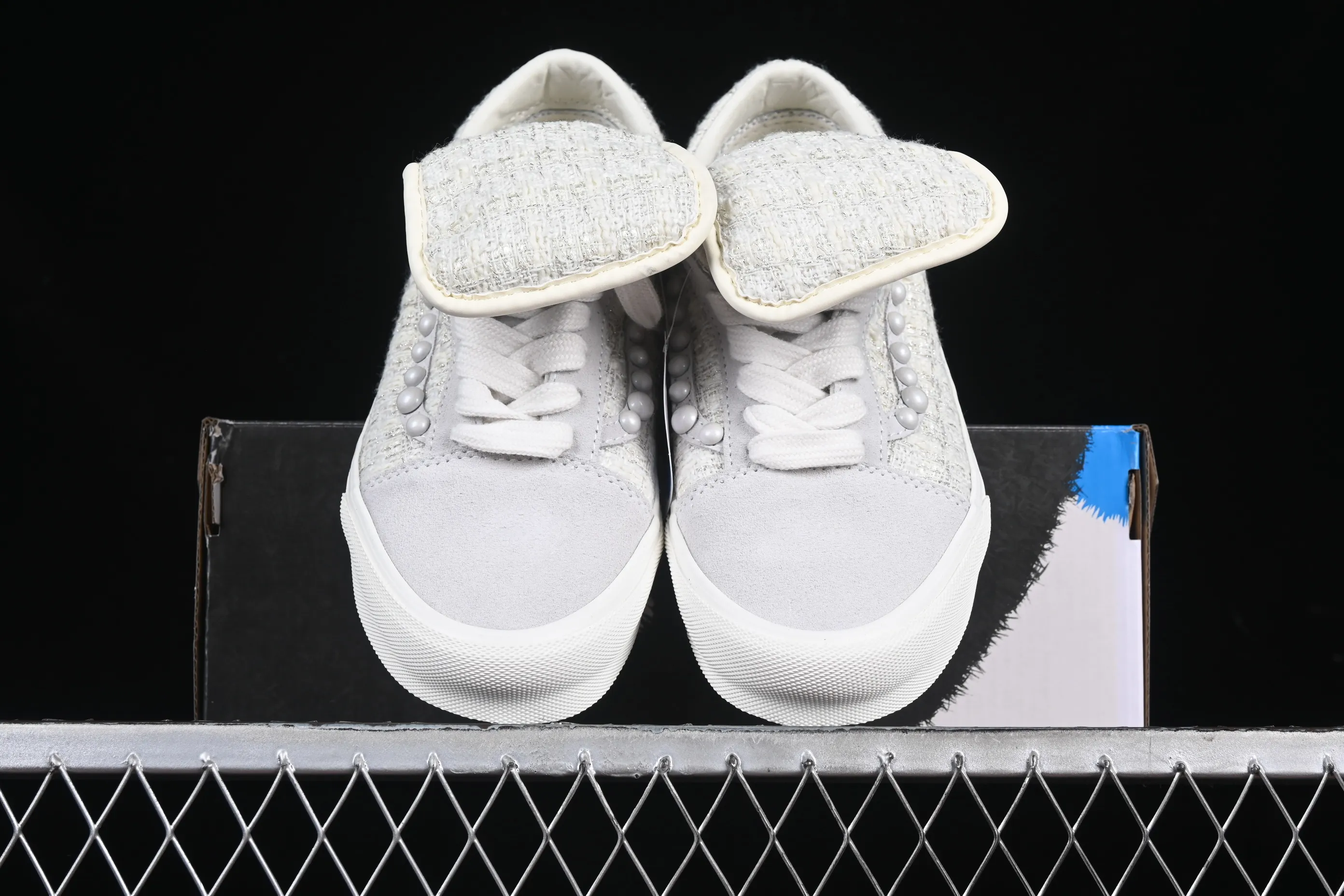 All categories Vans Vans series Vans Low Vans low-top Vans Skool Ext pearl white long tongue low-top casual sneakers VN000EEMQC5